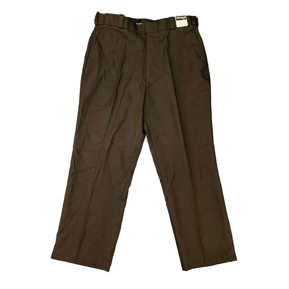 Tact Squad Uniform Trousers Pants Mens 38 Brown Polyester 4-Pocket High Rise - Picture 1 of 13
